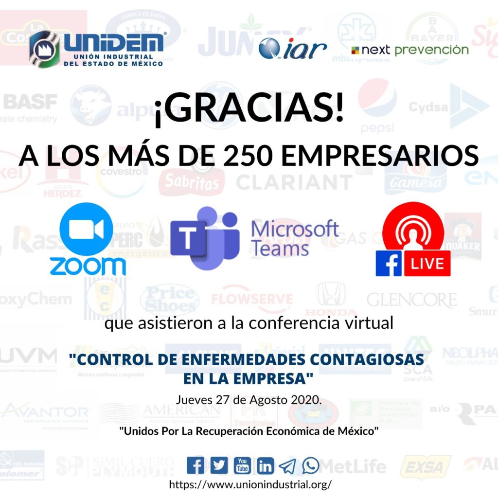 Conferencia en México sobre control de enfermedades contagiosas en la empresa