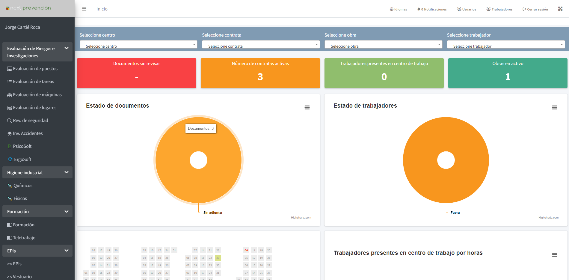 Plataforma CAE en el software Next PRL
