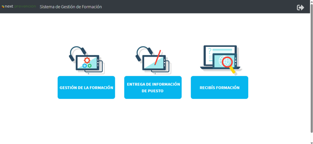 Software de Prevención, gestión de formación